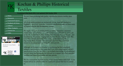 Desktop Screenshot of historicaltextiles.com